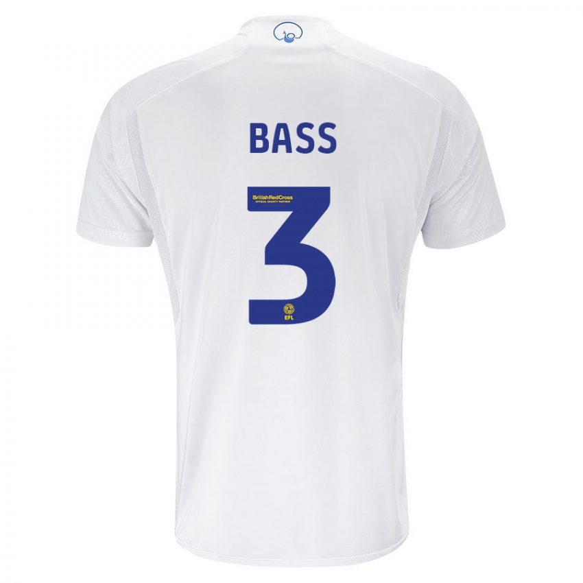 Hombre Camiseta Rebekah Bass #3 Blanco 1ª Equipación 2023/24 La Camisa