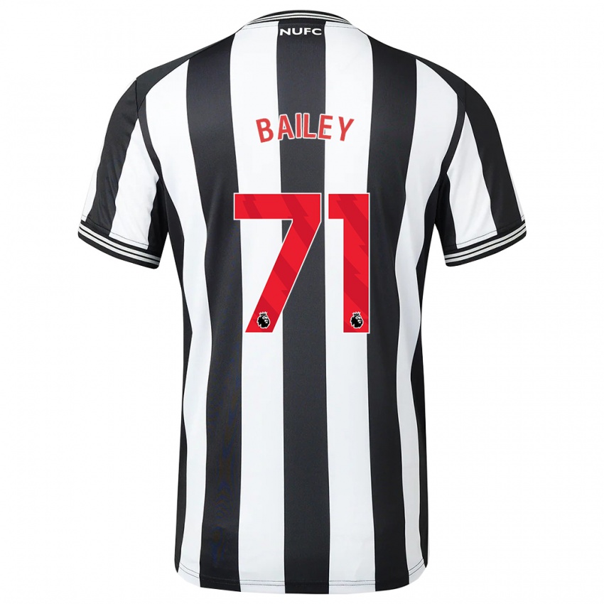 Hombre Camiseta Scott Bailey #71 Blanco Negro 1ª Equipación 2023/24 La Camisa