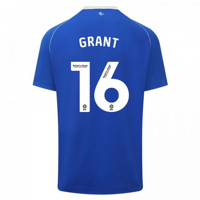 Hombre Camiseta Karlan Grant #16 Azul 1ª Equipación 2023/24 La Camisa