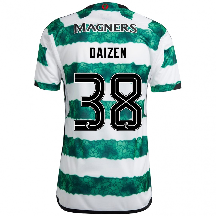 Hombre Camiseta Daizen Maeda #38 Verde 1ª Equipación 2023/24 La Camisa
