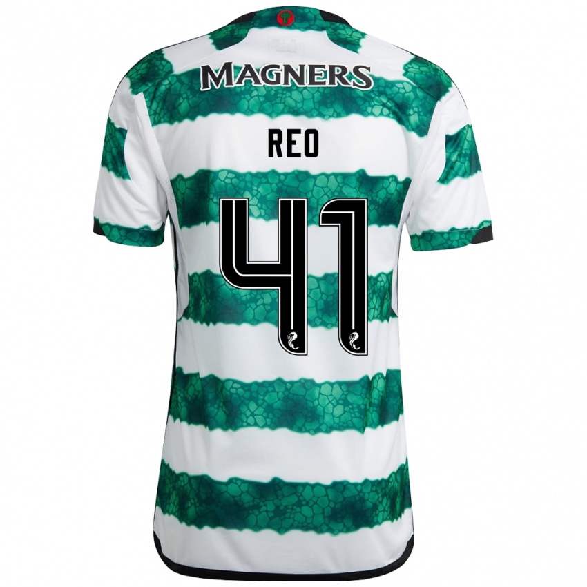 Hombre Camiseta Reo Hatate #41 Verde 1ª Equipación 2023/24 La Camisa