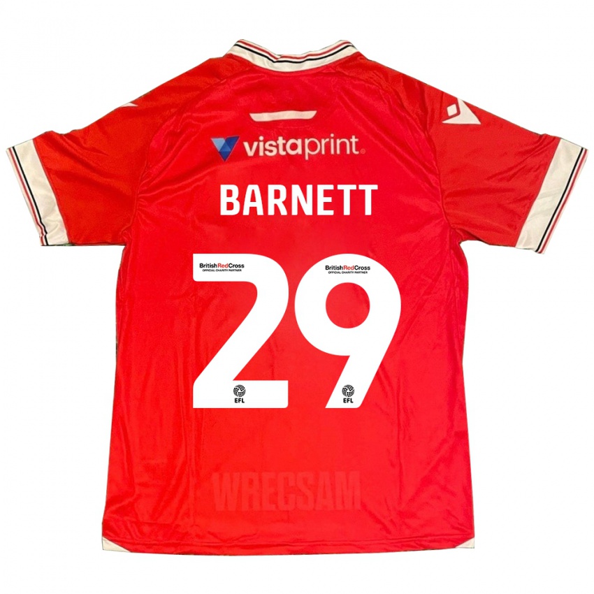 Hombre Camiseta Ryan Barnett #29 Rojo 1ª Equipación 2023/24 La Camisa