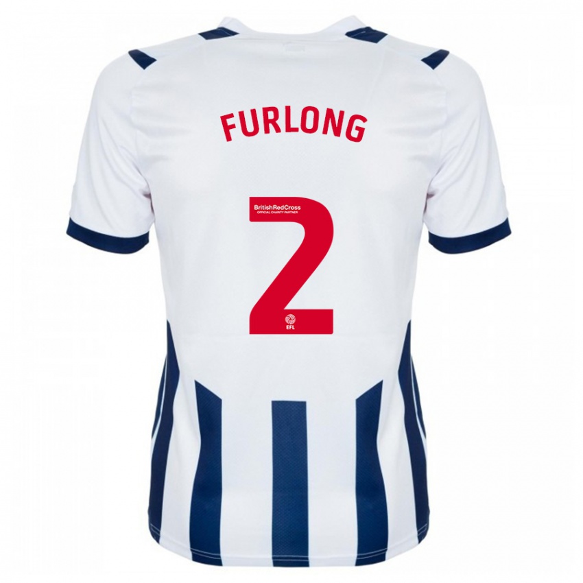 Hombre Camiseta Darnell Furlong #2 Blanco 1ª Equipación 2023/24 La Camisa