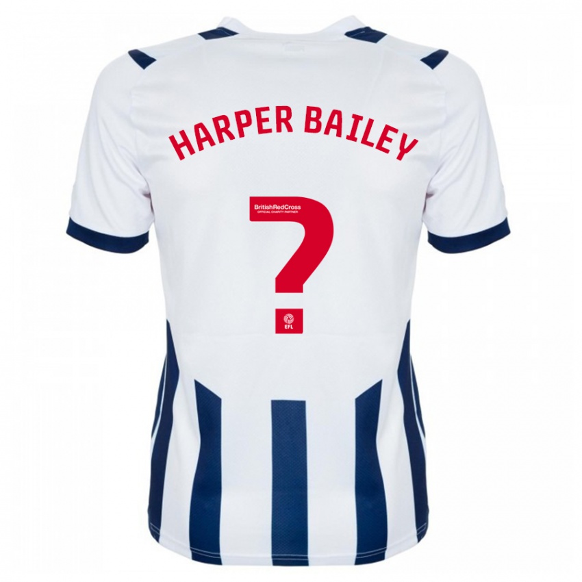 Hombre Camiseta Aaron Harper-Bailey #0 Blanco 1ª Equipación 2023/24 La Camisa
