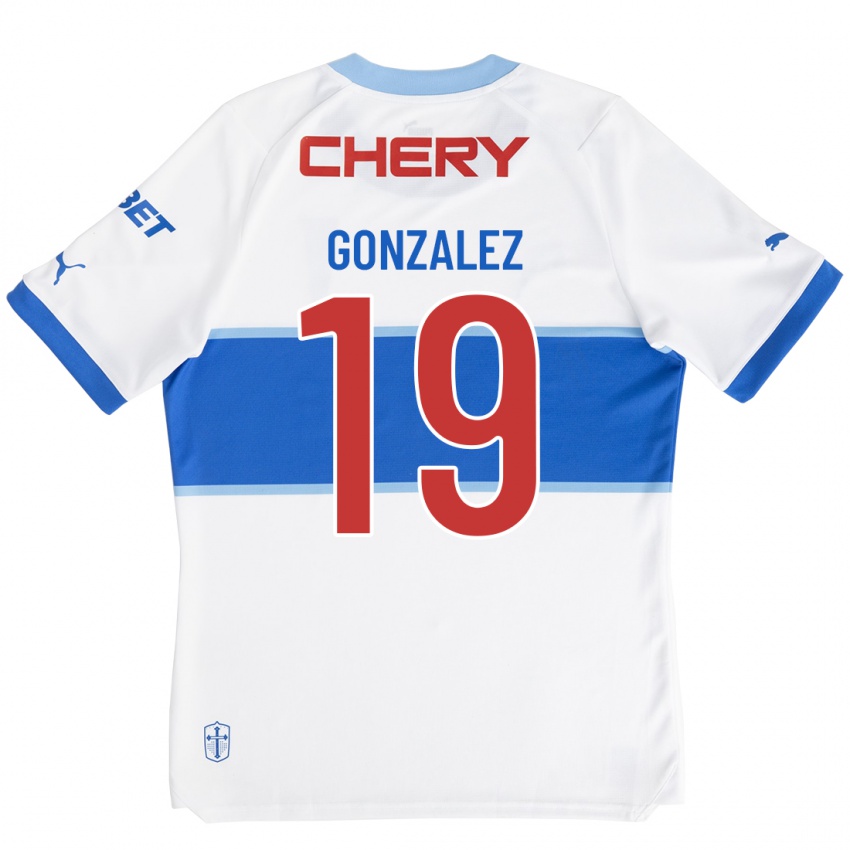 Hombre Camiseta Bryan González #19 Blanco 1ª Equipación 2023/24 La Camisa