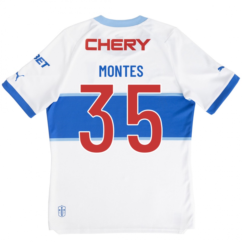 Hombre Camiseta Clemente Montes #35 Blanco 1ª Equipación 2023/24 La Camisa