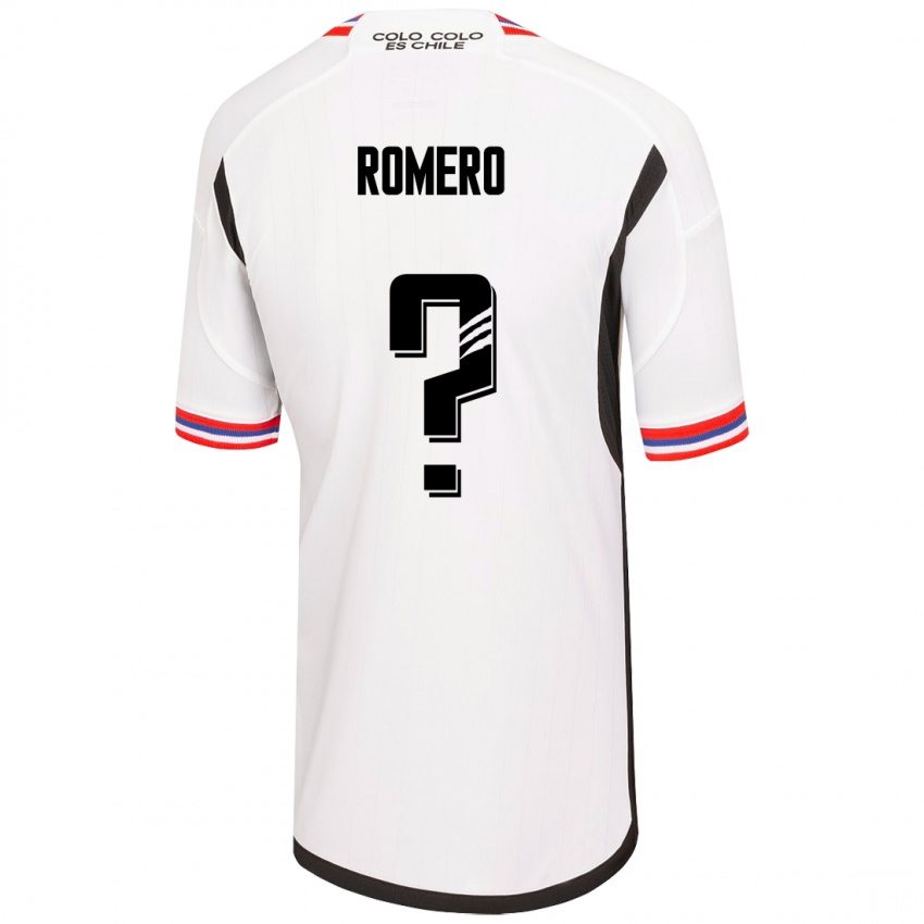 Hombre Camiseta Enzo Romero #0 Blanco 1ª Equipación 2023/24 La Camisa