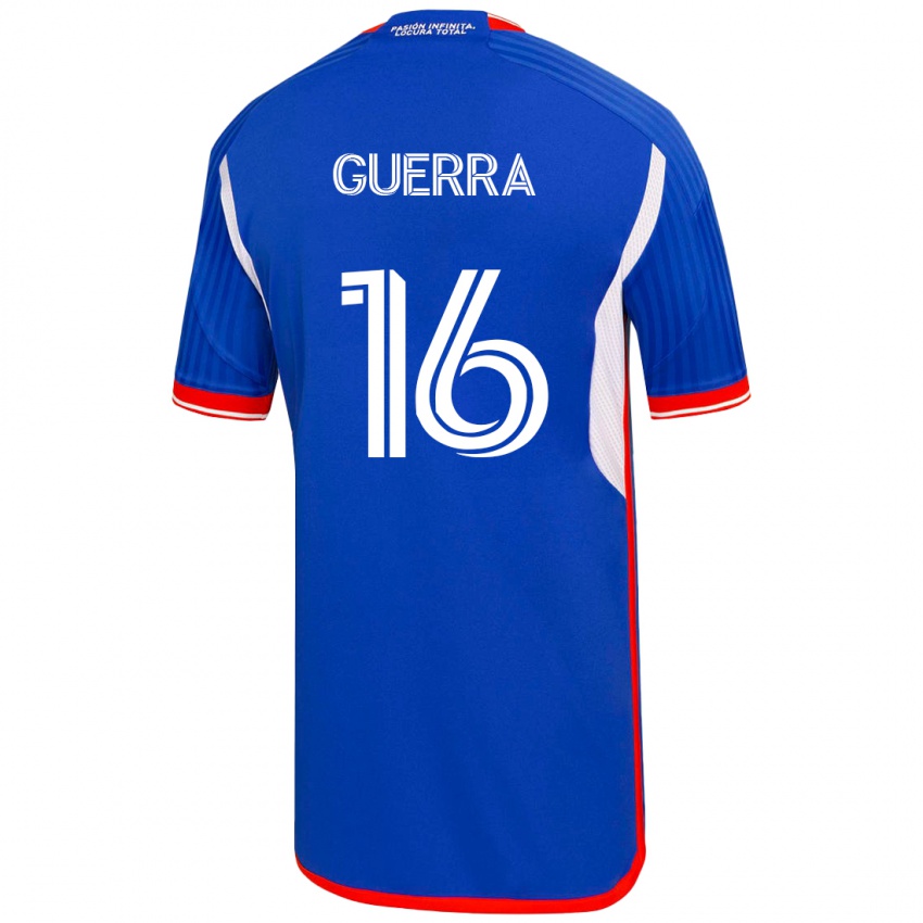 Hombre Camiseta Nicolás Guerra #16 Azul 1ª Equipación 2023/24 La Camisa