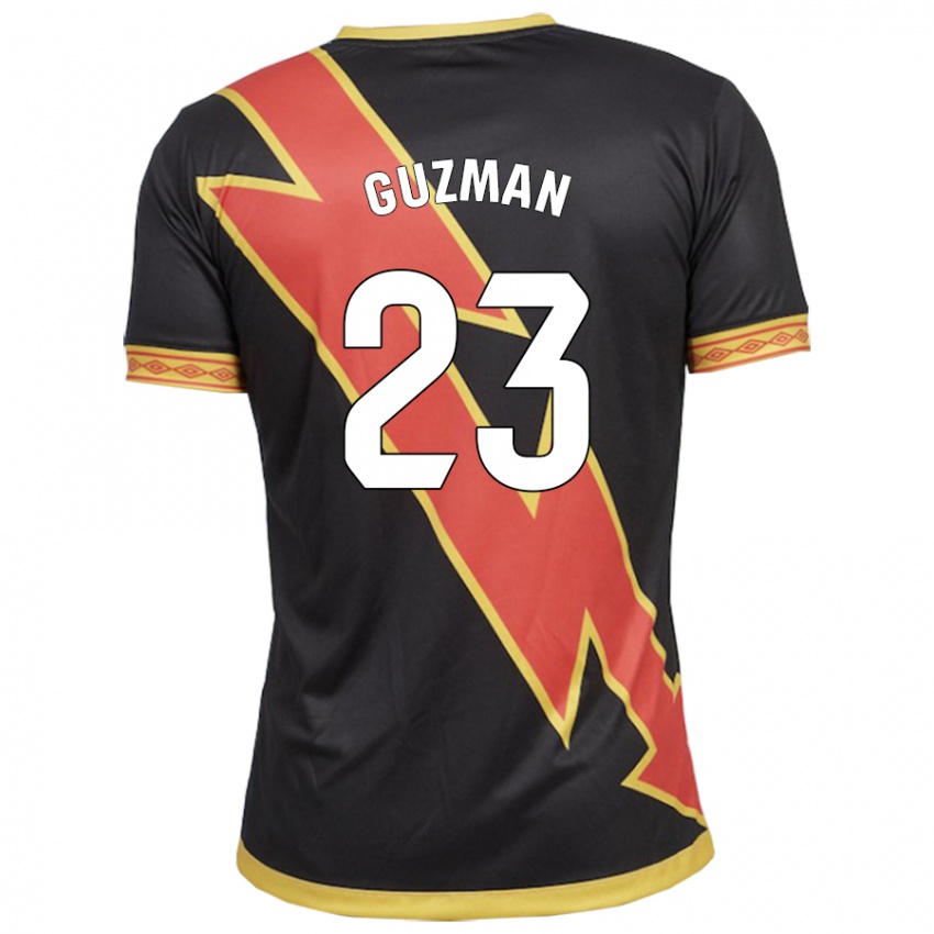 Hombre Camiseta Miguel Guzmán #23 Negro 2ª Equipación 2023/24 La Camisa