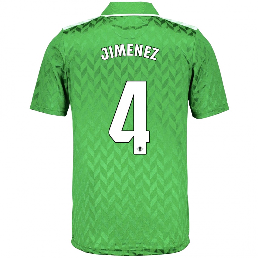 Hombre Camiseta María Jiménez Gutiérrez #4 Verde 2ª Equipación 2023/24 La Camisa