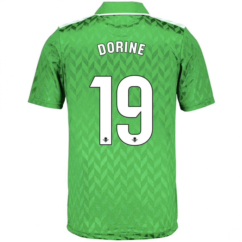 Hombre Camiseta Dorine Nina Chuigoue #19 Verde 2ª Equipación 2023/24 La Camisa