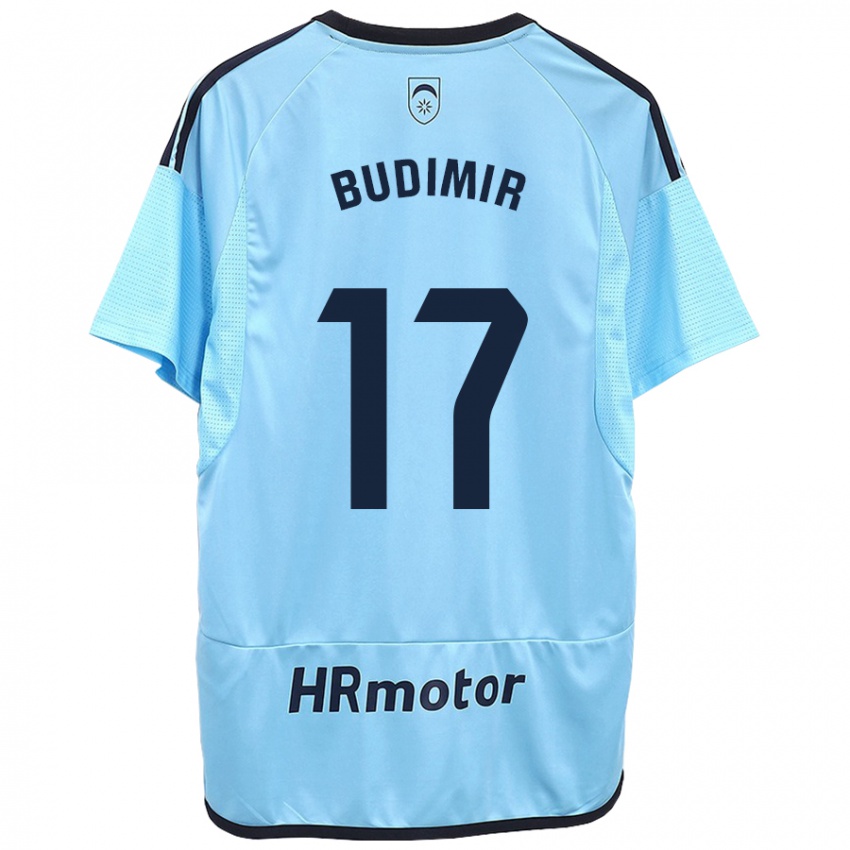Hombre Camiseta Ante Budimir #17 Azul 2ª Equipación 2023/24 La Camisa