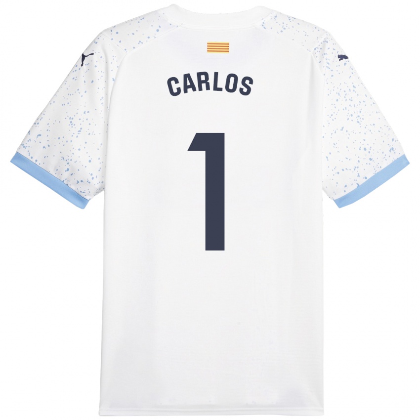 Hombre Camiseta Juan Carlos #1 Blanco 2ª Equipación 2023/24 La Camisa