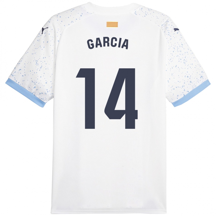Hombre Camiseta Aleix García #14 Blanco 2ª Equipación 2023/24 La Camisa