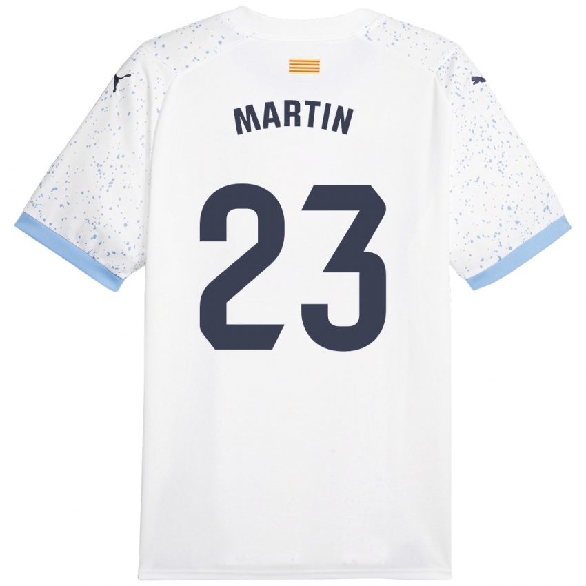 Hombre Camiseta Iván Martín #23 Blanco 2ª Equipación 2023/24 La Camisa