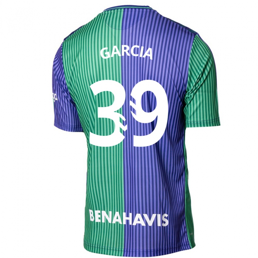 Hombre Camiseta Claudia García #39 Verde Azul 2ª Equipación 2023/24 La Camisa