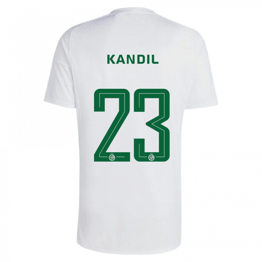 Hombre Camiseta Maor Kandil #23 Verde Azul 2ª Equipación 2023/24 La Camisa