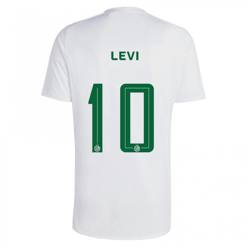 Hombre Camiseta Yarin Levi #10 Verde Azul 2ª Equipación 2023/24 La Camisa