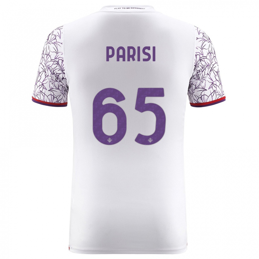 Hombre Camiseta Fabiano Parisi #65 Blanco 2ª Equipación 2023/24 La Camisa
