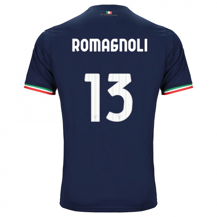Hombre Camiseta Alessio Romagnoli #13 Armada 2ª Equipación 2023/24 La Camisa