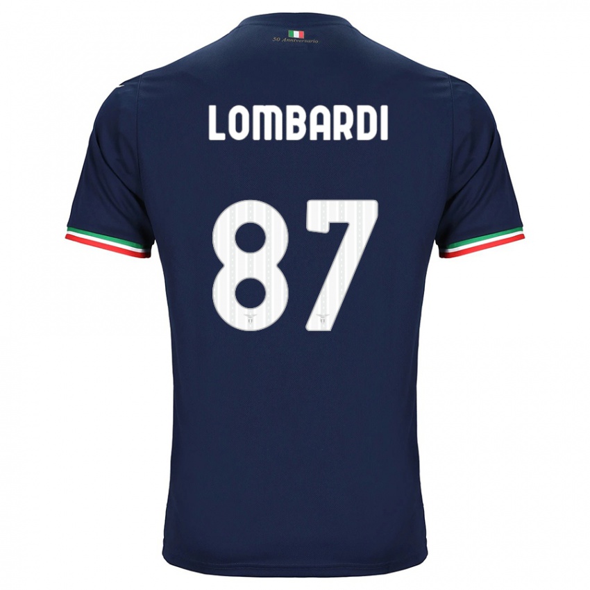 Hombre Camiseta Cristiano Lombardi #87 Armada 2ª Equipación 2023/24 La Camisa