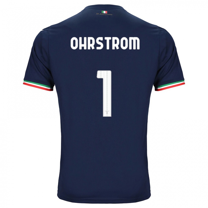 Hombre Camiseta Stephanie Ohrstrom #1 Armada 2ª Equipación 2023/24 La Camisa