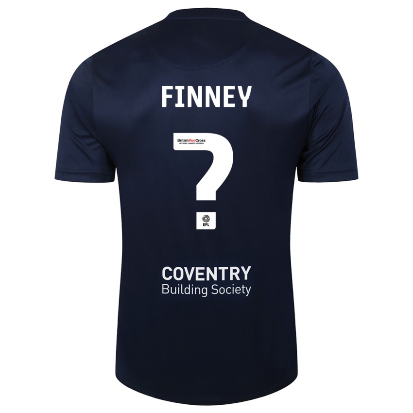 Hombre Camiseta Charlie Finney #0 Rojo Azul Marino 2ª Equipación 2023/24 La Camisa