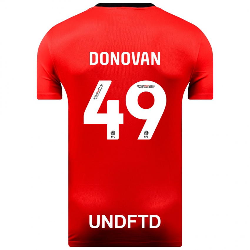Hombre Camiseta Romelle Donovan #49 Rojo 2ª Equipación 2023/24 La Camisa
