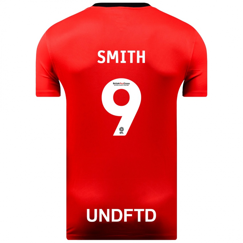 Hombre Camiseta Libby Smith #9 Rojo 2ª Equipación 2023/24 La Camisa