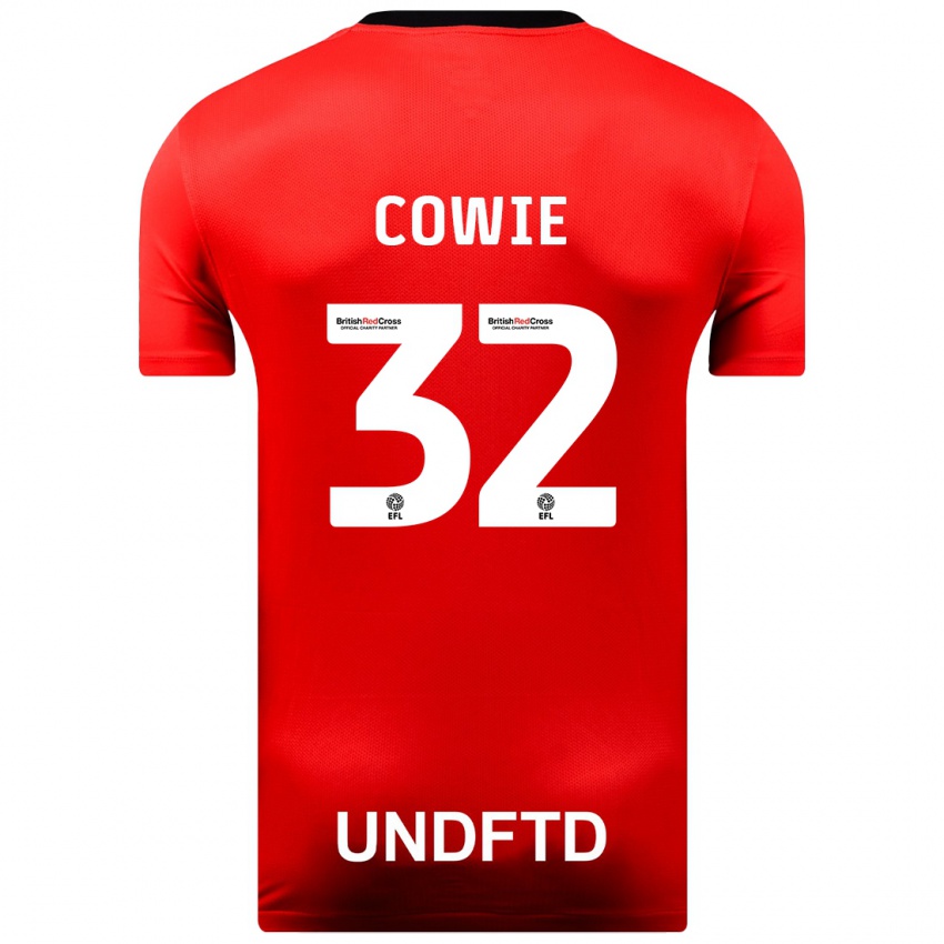 Hombre Camiseta Abbie Cowie #32 Rojo 2ª Equipación 2023/24 La Camisa