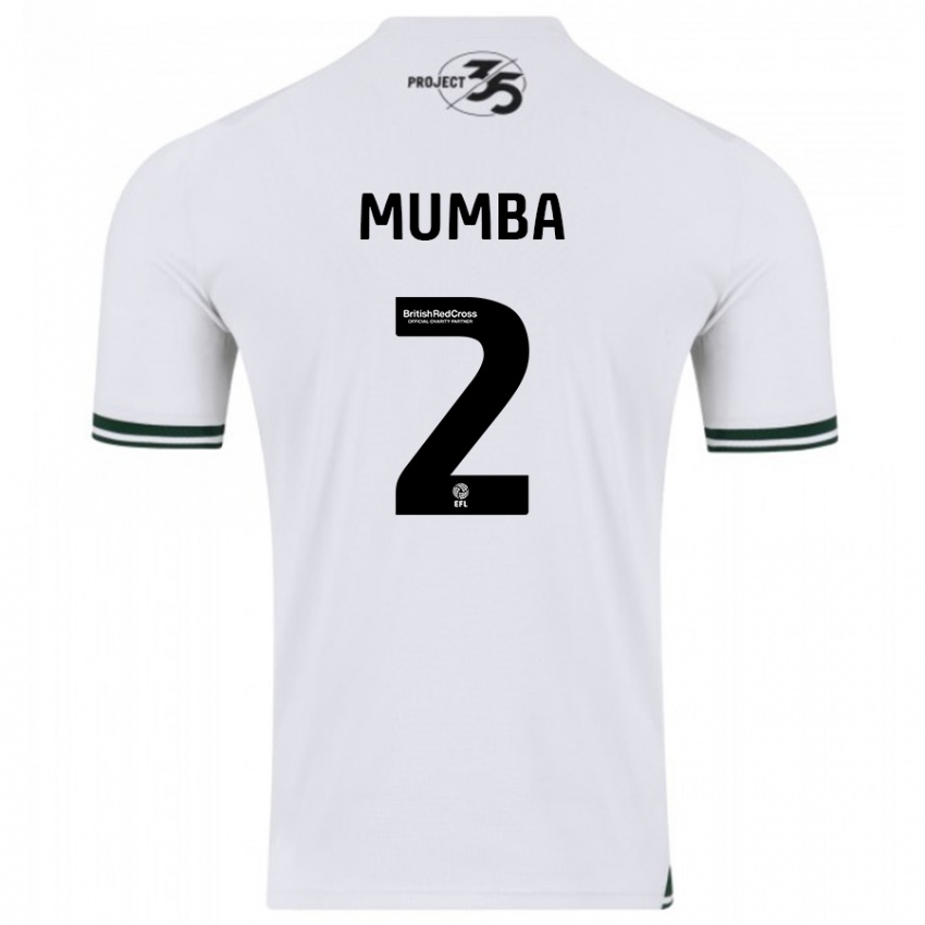 Hombre Camiseta Bali Mumba #2 Blanco 2ª Equipación 2023/24 La Camisa