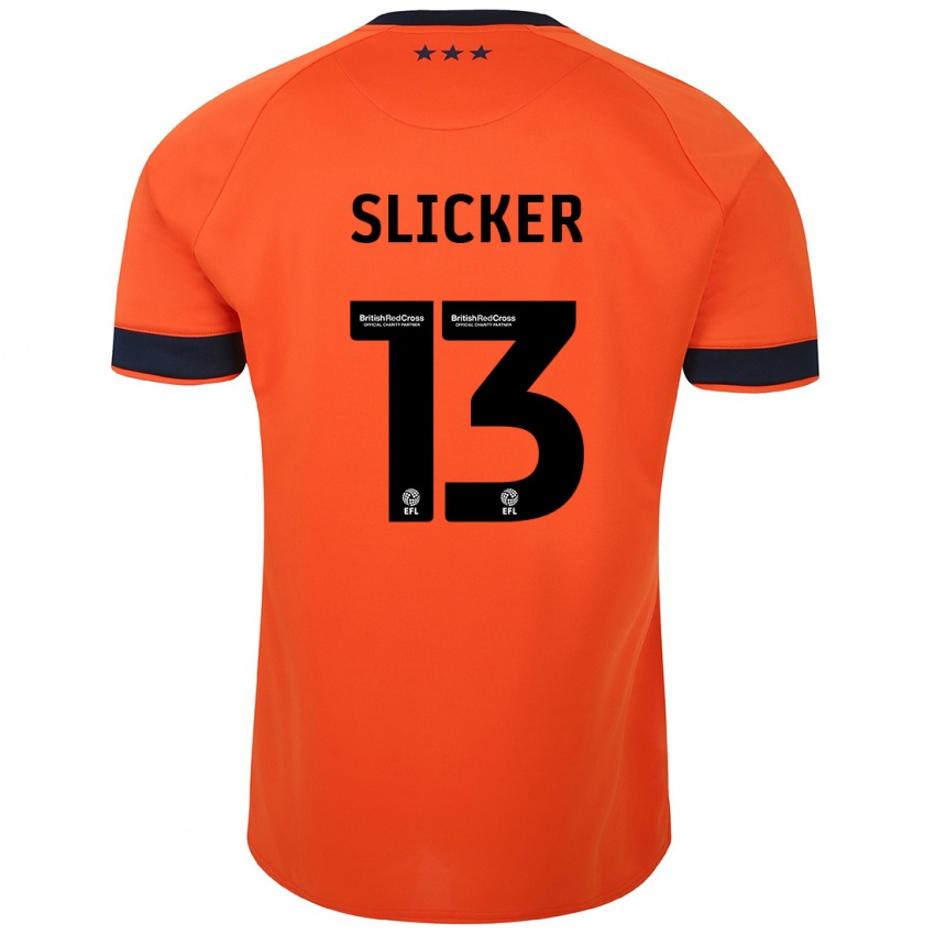 Hombre Camiseta Cieran Slicker #13 Naranja 2ª Equipación 2023/24 La Camisa