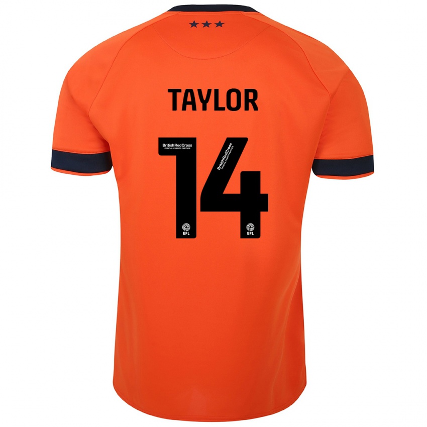 Hombre Camiseta Jack Taylor #14 Naranja 2ª Equipación 2023/24 La Camisa