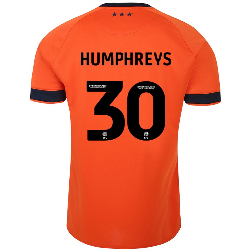 Hombre Camiseta Cameron Humphreys #30 Naranja 2ª Equipación 2023/24 La Camisa