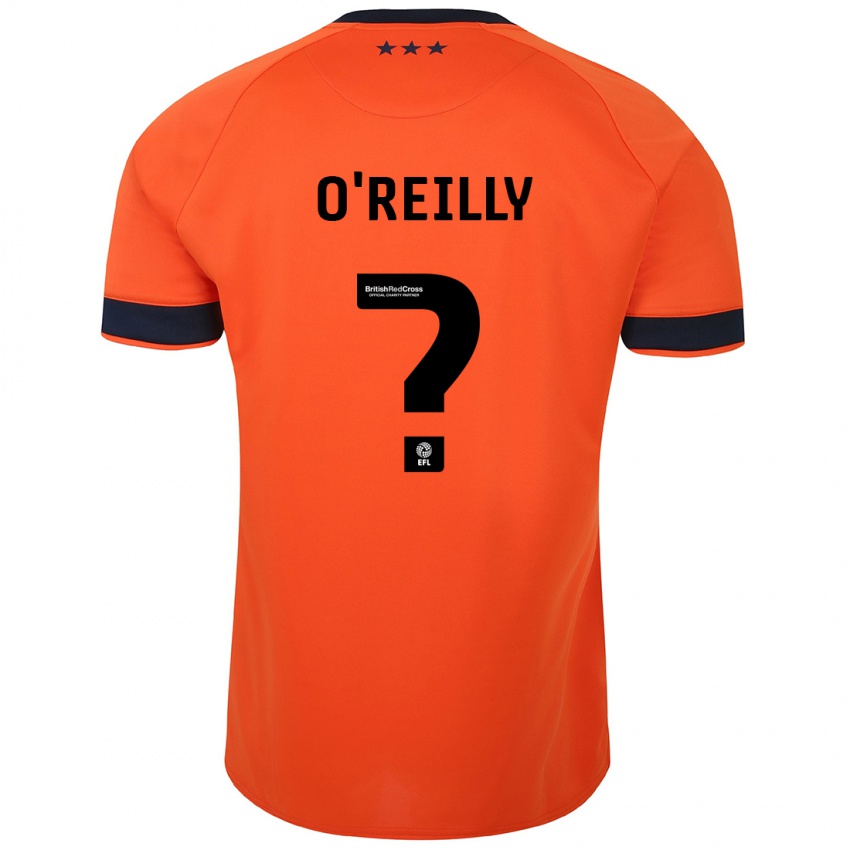 Hombre Camiseta Connor O'reilly #0 Naranja 2ª Equipación 2023/24 La Camisa