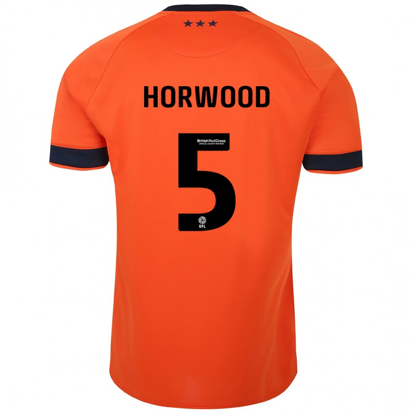 Hombre Camiseta Bonnie Horwood #5 Naranja 2ª Equipación 2023/24 La Camisa