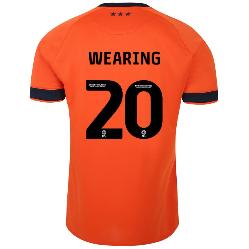 Hombre Camiseta Megan Wearing #20 Naranja 2ª Equipación 2023/24 La Camisa
