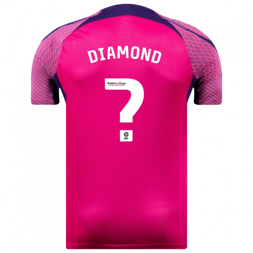 Hombre Camiseta Jack Diamond #0 Morado 2ª Equipación 2023/24 La Camisa