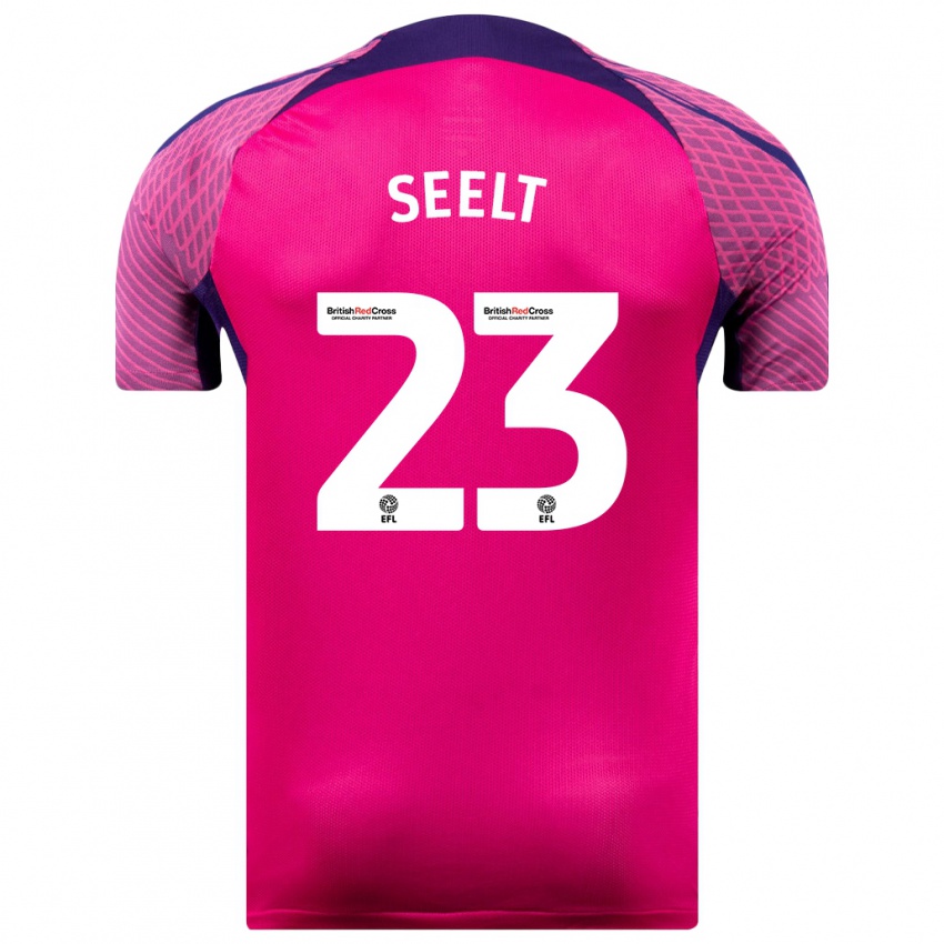 Hombre Camiseta Jenson Seelt #23 Morado 2ª Equipación 2023/24 La Camisa
