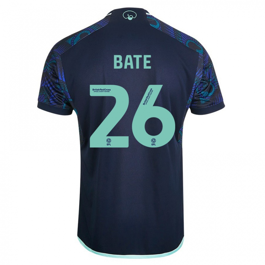 Hombre Camiseta Lewis Bate #26 Azul 2ª Equipación 2023/24 La Camisa