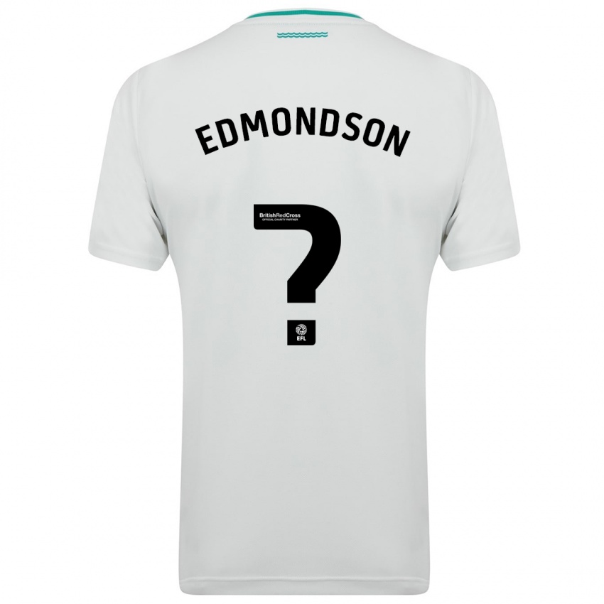 Hombre Camiseta Tyler Edmondson #0 Blanco 2ª Equipación 2023/24 La Camisa