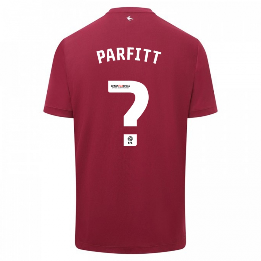 Hombre Camiseta T-Jay Parfitt #0 Rojo 2ª Equipación 2023/24 La Camisa