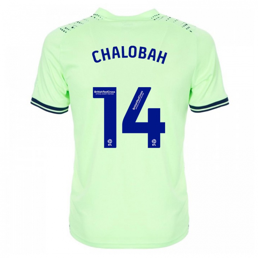 Hombre Camiseta Nathaniel Chalobah #14 Armada 2ª Equipación 2023/24 La Camisa