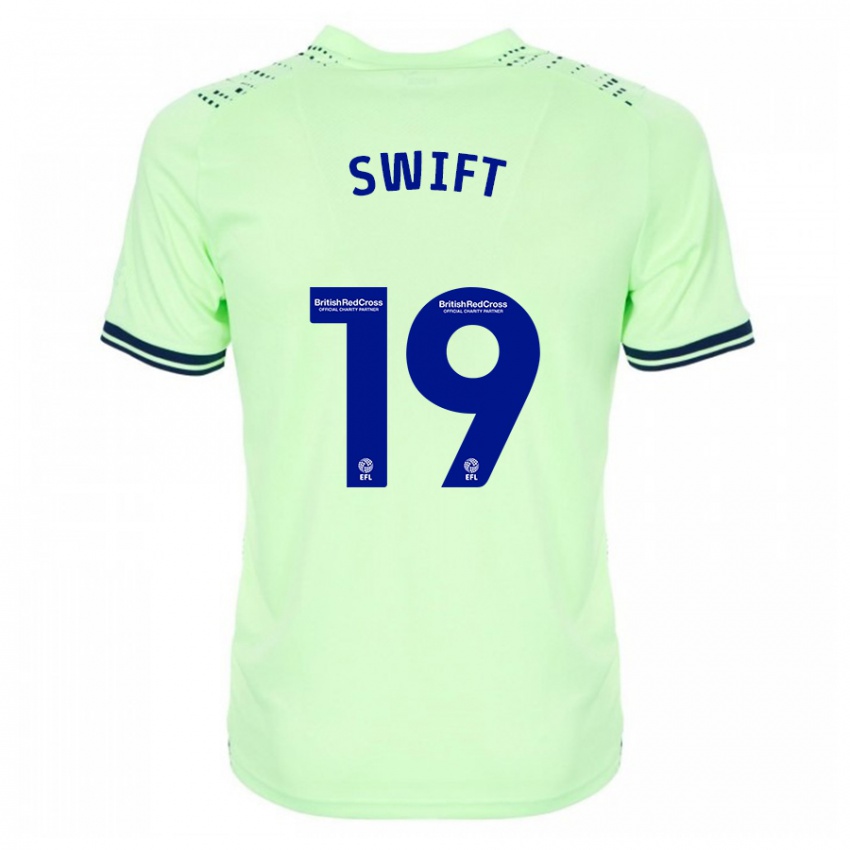 Hombre Camiseta John Swift #19 Armada 2ª Equipación 2023/24 La Camisa