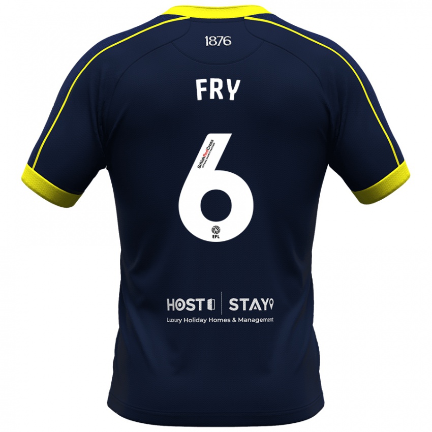 Hombre Camiseta Dael Fry #6 Armada 2ª Equipación 2023/24 La Camisa