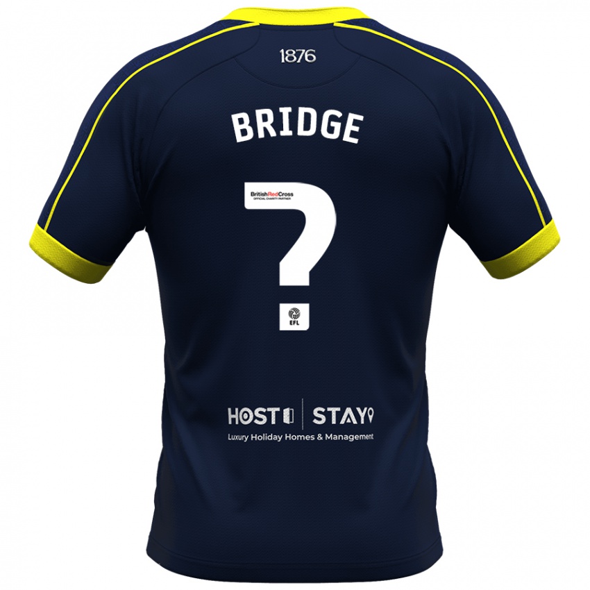 Hombre Camiseta Aj Bridge #0 Armada 2ª Equipación 2023/24 La Camisa