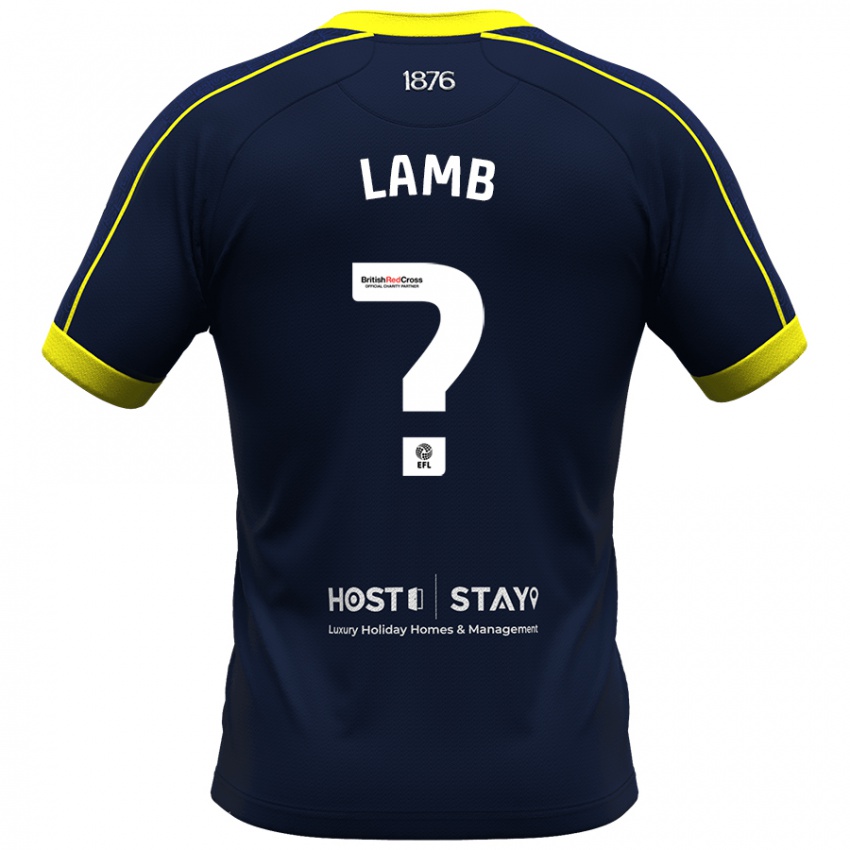 Hombre Camiseta Oliver Lamb #0 Armada 2ª Equipación 2023/24 La Camisa