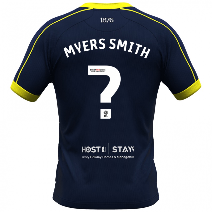 Hombre Camiseta Alfie Myers-Smith #0 Armada 2ª Equipación 2023/24 La Camisa