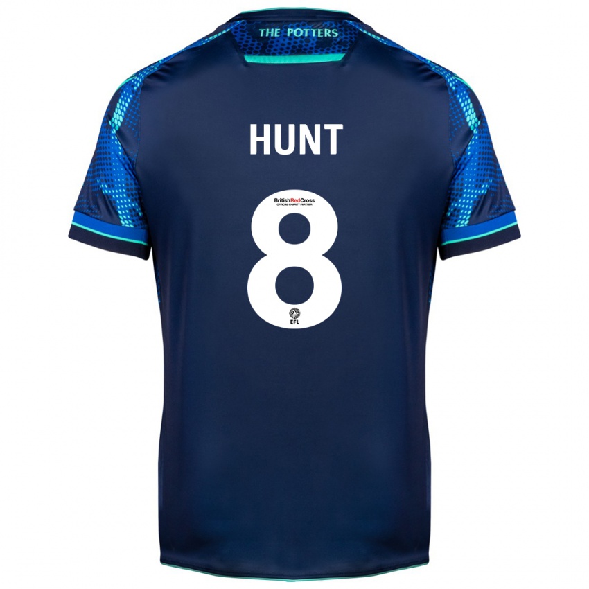 Hombre Camiseta Abby Hunt #8 Armada 2ª Equipación 2023/24 La Camisa