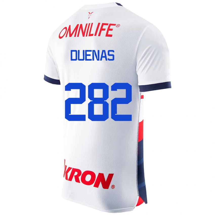 Hombre Camiseta Omar Dueñas #282 Blanco 2ª Equipación 2023/24 La Camisa
